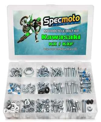 Kit de pernos Kawasaki serie KX/KXF KX65 KX80 KX85 KX125 KX250 KX500 KX250F KX450F Foto 1 de 4
