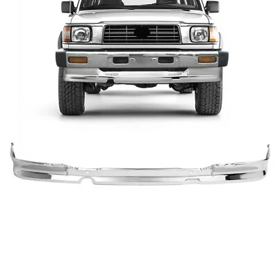 Deflector de aire de cenefa inferior de parachoques delantero cromado para camioneta Toyota 4Runner 86-89 Foto 1 de 4