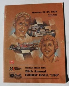 Bobby Ball 150 25th USAC Annual Phoenix International Speedway Program Andretti - Bild 1 von 1