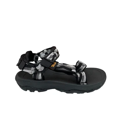 Teva Toddler Boys Girls Sport Sandal Size 10 Black Lightweight Adjustable Straps - Image 1 of 4