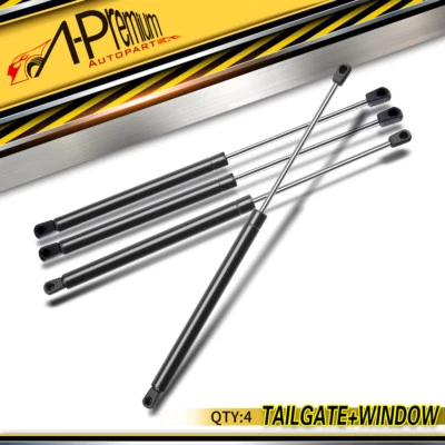 A-Premium 4x puntales de elevación de ventana trasera + puerta trasera para Ford Bronco II 84-90 Foto 1 de 4