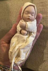 5 Inch Sleeping Baby Doll Bisque Head Hands And Feet