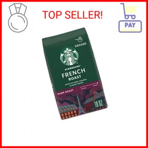 Starbucks Ground Coffee, Dark Roast Coffee, French Roast, 100% Arabica, 1 bag (1 - Picture 1 of 2