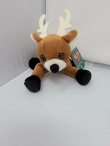 NEW SNOWDEN CHRISTMAS PLUSH REINDEER 9" ORIGINAL TAG TUSH TAG - Picture 1 of 4