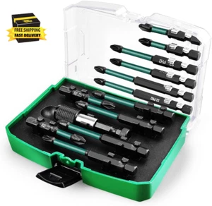 13PCS Impact Driver Bit Set with Storage Case - S2 Steel, High Hardness & Magnet - Picture 1 of 7