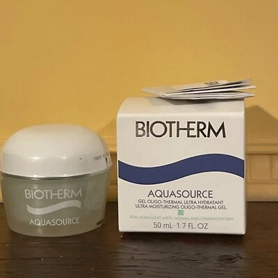 Gel hidratante térmico Biotherm Aquasource combinación normal 50 ml/1,69 oz NUEVO Foto 1 de 4