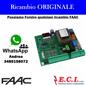 FAAC CENTRAL ELECTRONIC BOARD FOR ENGINE 748 740D 748D 740 202269 - Picture 1 of 1