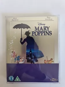 DISNEY MARY POPPINS BLU-RAY ( 1964 ) STEELBOOK, DISPATCH SAME DAY - Picture 1 of 19