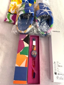 Matisse MOMA Subu Slipper Hausschuhe Nuit de Noel Unisex Matisse Swatch Uhr Neu - Bild 1 von 11