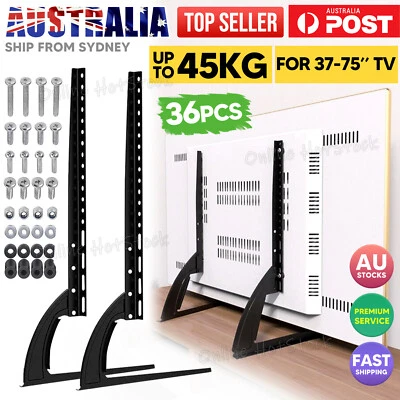 Universal TV Stand Table Top Leg Mount Bracket For LED LCD Plasma Flat TV 37-75" - image 1 of 4
