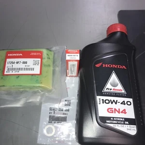 HONDA 2004-2013 CRF80F CRF100F TUNE UP OIL CHANGE KIT AIR FILTER SPARK PLUG OEM - Picture 1 of 1