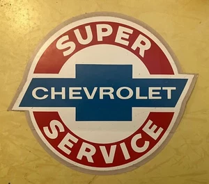 Pajarita de colección Chevy Chevrolet NOS 7” X 8” rara concesionario súper servicio - Imagen 1 de 5