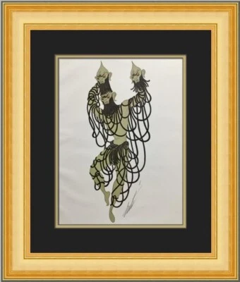 Impressão emoldurada personalizada Erte Monster FRETE GRÁTIS - Imagem 1 de 2