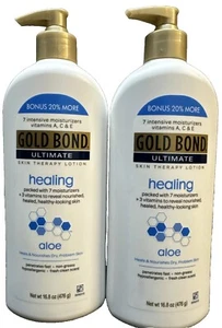 2/gold bond ultimate healing with aloe 16.8oz ea OLD FORMULA - Picture 1 of 2