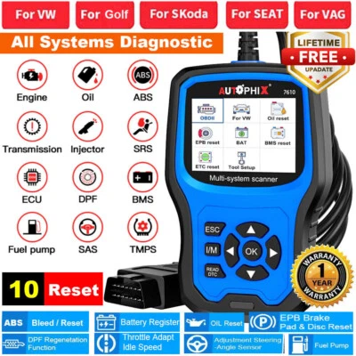 Autophix 7610 All System OBD2 Diagnosegerät Scanner 10 Sonderfunktione für VAG - Bild 1 von 4