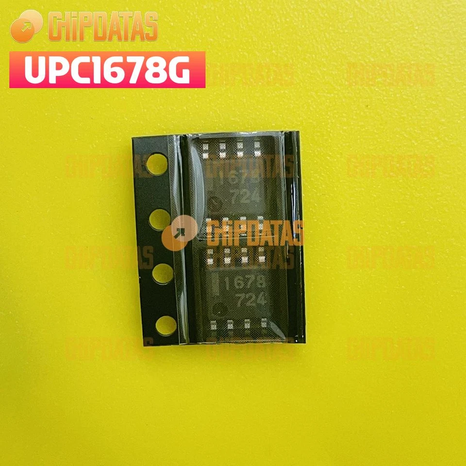 CHIP DATAS 2pcs UPC1678G UPC1678 NEC WIDEBAND Si MMIC AMPLIFIER