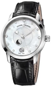 Ulysse Nardin Classico Luna Mother of Pearl Dial Stainless Steel Women's Watch - Picture 1 of 1