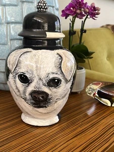Custom memorial Pet DOG cremation urn CHIHUAHUA Medium/Any type of pets Or Breed - Picture 1 of 2