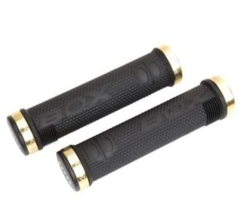 Odi BoxHex BMX LockOn Grips Grips Odi Lockon Bonus Bmx Boxhex 130mm Black/Gold - Image 1 of 1