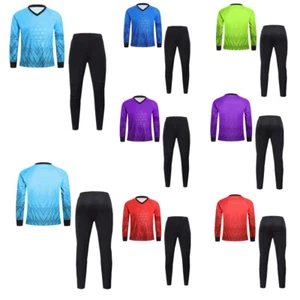 Boys Jersey Team Outfits Moisture-wicking Set Running Activewear Elastic-waist - Picture 1 of 51