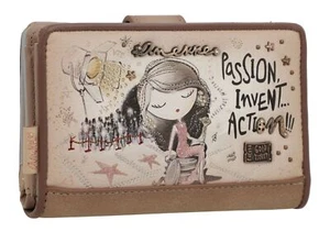 Anekke Hollywood RFID Wallet M Geldbörse Multicolor beige braun Neu - Bild 1 von 7
