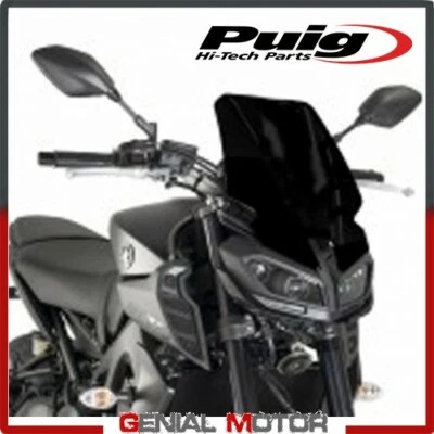 PARE-BRISE PUIG NOIR 9377N YAMAHA MT-09 850 2017 / 2019 - Photo 1/2