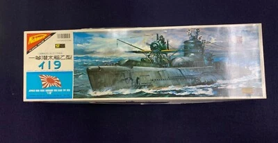 Nichimo 1/200  I-19 Submarine Motorized Plastic Model Kit Imperial Japanese Navy - Image 1 of 4