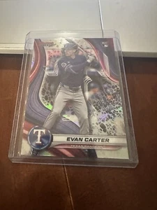 2024 Bowmans Best Evan Carter Refractor #66 Texas Rangers - Picture 1 of 2