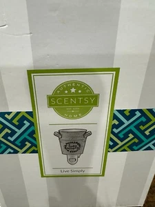 Scentsy Wax Warmer "Live Simply" Milk Jug Rustic Farmhouse Country - Picture 1 of 2