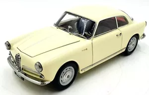 Kyosho 1/18 Scale Diecast 08957W - Alfa Romeo Giulietta Sprint - White - Picture 1 of 5