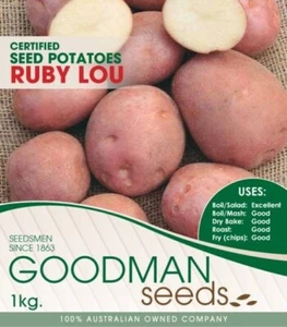 certified seed potatoes Ruby Lou 1kg, gardening, Australian Grown - Picture 1 of 1
