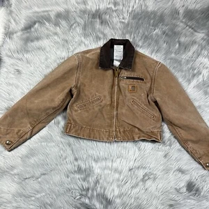 Carhartt Youth Kids YYJ97 Brown Detroit Jacket - Picture 1 of 18