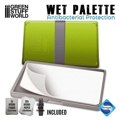 Palette Humide - Wet Palette Peintures Pinceaux