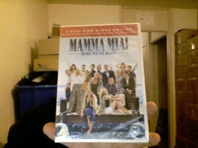 Mamma Mia! Here We Go Again (DVD,2018) New/Sealed - Image 1 of 2