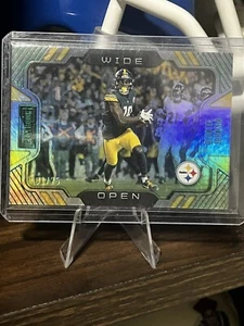 2022 Playbook Diontae Johnson Wide Open Emerald /25 Bookend #WO-12 - Picture 1 of 3