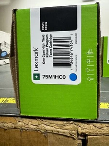Genuine Lexmark 75M1HC0 Cyan HY Toner Cartridge - NEW SEALED - Picture 1 of 1