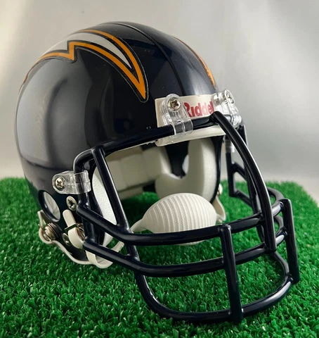 SAN DIEGO CHARGERS CUSTOM SharCo MINI HELMET circa:  1988 - 2006 Cover