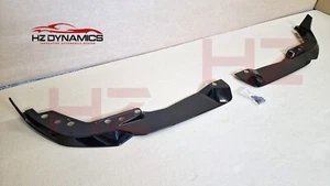SPLITTER LABBRA PARAURTI ANTERIORE NERO LUCIDO PER 2022 BMW SERIE 3 M SPORT G20 G21 LCI - Foto 1 di 7