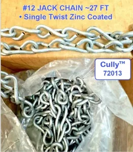 ~27 ft. Cully™ #12 Jack Catena Zincato Singolo Torto Carico di Lavoro 29 LBS - Foto 1 di 4