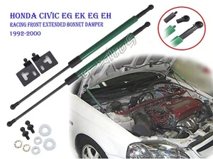 Racing Bonnet Hood Lift Extended Shock Damper Honda Civic EG EK EJ EH 1992-2000 - Picture 1 of 1