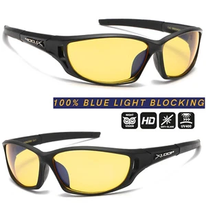 Sport Wrap Hd Night Day Driving Vision Sunglasses Yellow High Definition Glasses - Picture 1 of 11