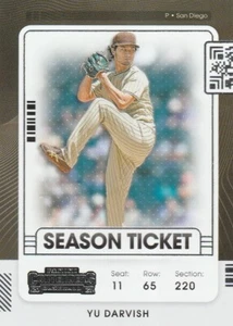 2021 Panini Contenders Season Ticket Yu Darvish #96 - Picture 1 of 2