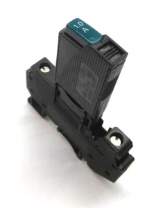 Phoenix TCP 1.0A Circuit Breaker & Terminal, 1 Pole, 1A, 250VAC, 65VDC, DIN - Picture 1 of 8