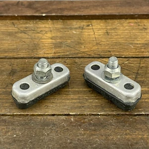 Vintage Brake Pads Threaded 1980s Eroica BMX Road Chang Star Modolo Style - Picture 1 of 9