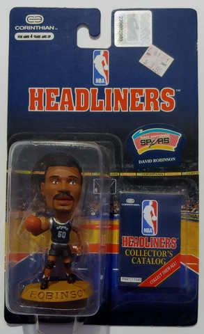 NEW - David Robinson Spurs Corinthian Headliners NBA Basketball 3” Figure 1996 Cover