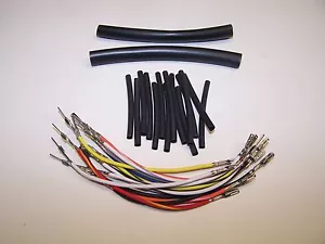 Harley 4" wiring handlebar wire 07-13 switch extension kit 14 wire FX FL XL more - Bild 1 von 11
