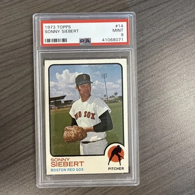 1973 Topps - Sonny Siebert #14 PSA 9 - Image 1 of 2