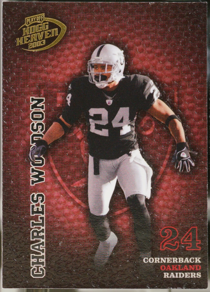 2003 Playoff Hogg Heaven Football Charles Woodson #106 NM - Image 1 of 1