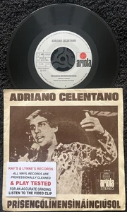Adriano Celentano - Prisencolinensinainciusol / Disc Jockey 7'' TESTED EX VIDEO - Picture 1 of 8