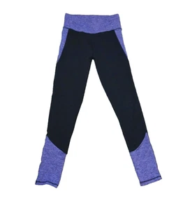 DNLA Spot Womens Yoga Pants Purple Black Active WearLeggings, Size Small - Picture 1 of 7